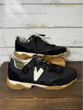 Vionic Walk Slim Glide Sleek Leather Lace Up Sneakers Women's 10 Wide NWOB